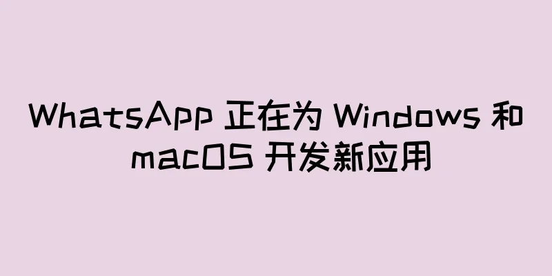 WhatsApp 正在为 Windows 和 macOS 开发新应用