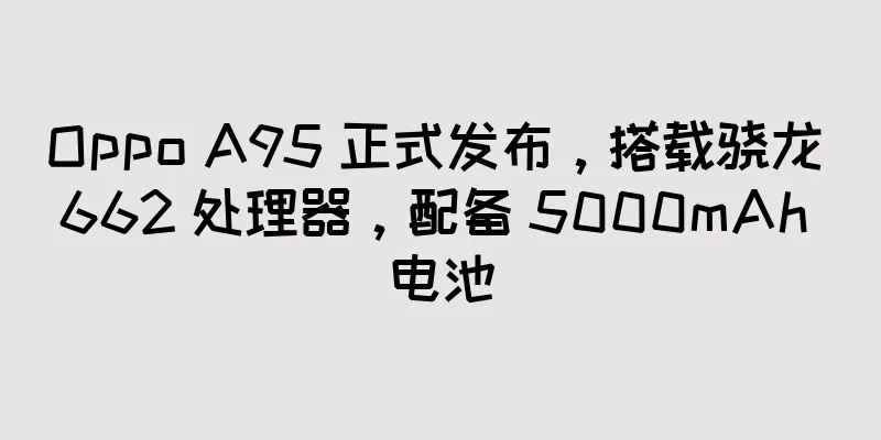 Oppo A95 正式发布，搭载骁龙 662 处理器，配备 5000mAh 电池