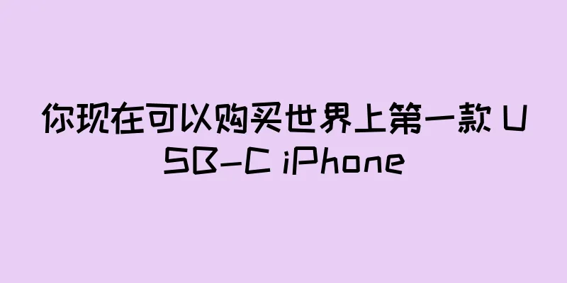 你现在可以购买世界上第一款 USB-C iPhone