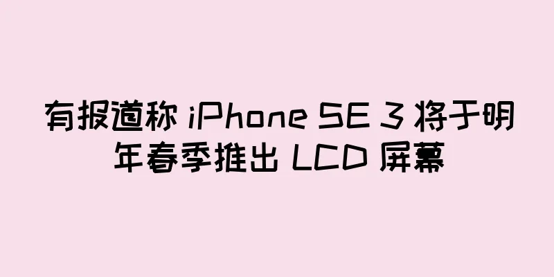 有报道称 iPhone SE 3 将于明年春季推出 LCD 屏幕