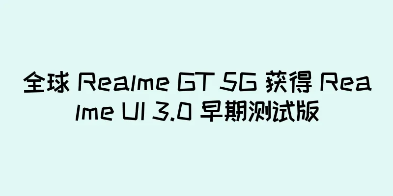 全球 Realme GT 5G 获得 Realme UI 3.0 早期测试版