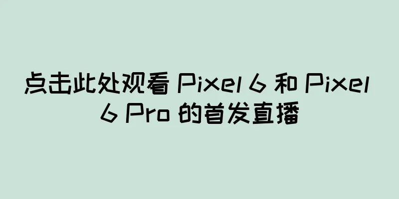 点击此处观看 Pixel 6 和 Pixel 6 Pro 的首发直播