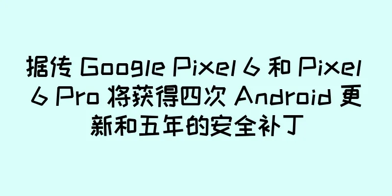 据传 Google Pixel 6 和 Pixel 6 Pro 将获得四次 Android 更新和五年的安全补丁