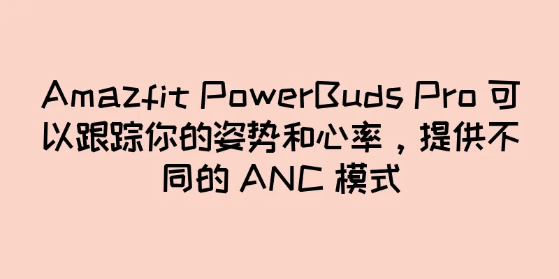 Amazfit PowerBuds Pro 可以跟踪你的姿势和心率，提供不同的 ANC 模式