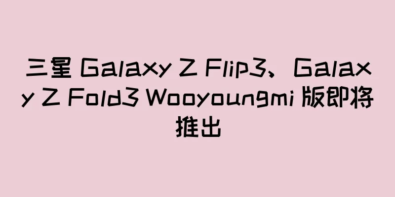 三星 Galaxy Z Flip3、Galaxy Z Fold3 Wooyoungmi 版即将推出