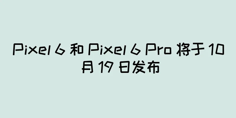 Pixel 6 和 Pixel 6 Pro 将于 10 月 19 日发布
