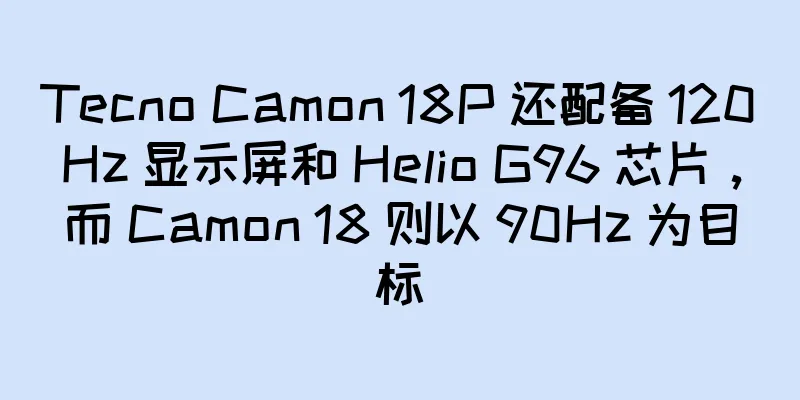 Tecno Camon 18P 还配备 120Hz 显示屏和 Helio G96 芯片，而 Camon 18 则以 90Hz 为目标