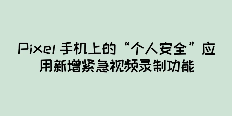 Pixel 手机上的“个人安全”应用新增紧急视频录制功能