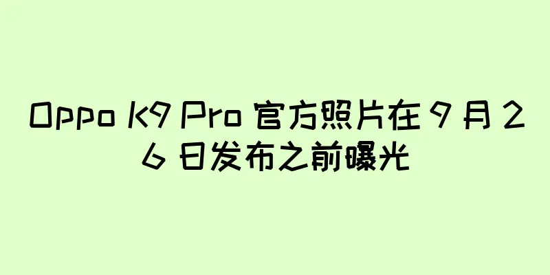 Oppo K9 Pro 官方照片在 9 月 26 日发布之前曝光