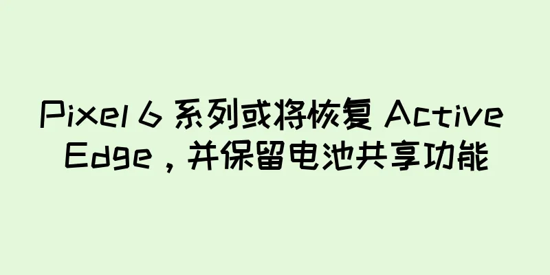 Pixel 6 系列或将恢复 Active Edge，并保留电池共享功能