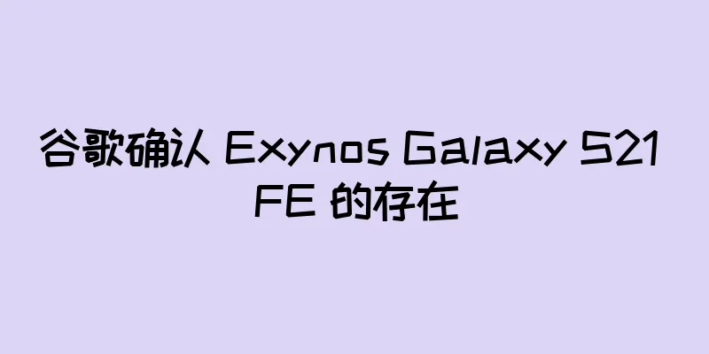 谷歌确认 Exynos Galaxy S21 FE 的存在