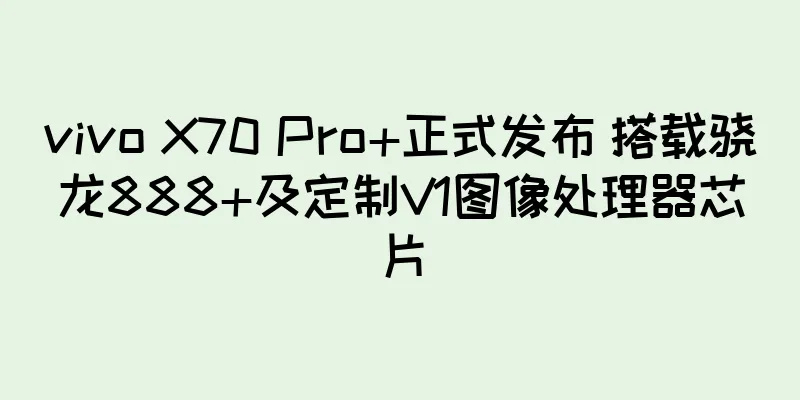 vivo X70 Pro+正式发布 搭载骁龙888+及定制V1图像处理器芯片