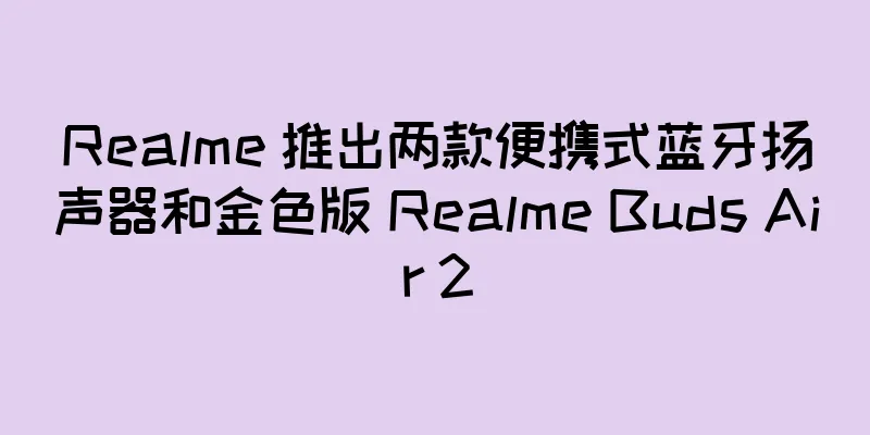Realme 推出两款便携式蓝牙扬声器和金色版 Realme Buds Air 2