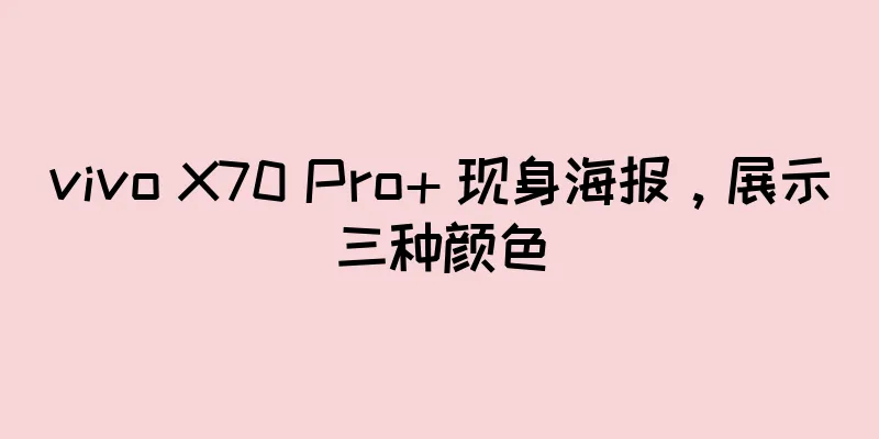 vivo X70 Pro+ 现身海报，展示三种颜色