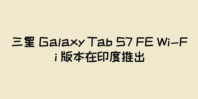 三星 Galaxy Tab S7 FE Wi-Fi 版本在印度推出