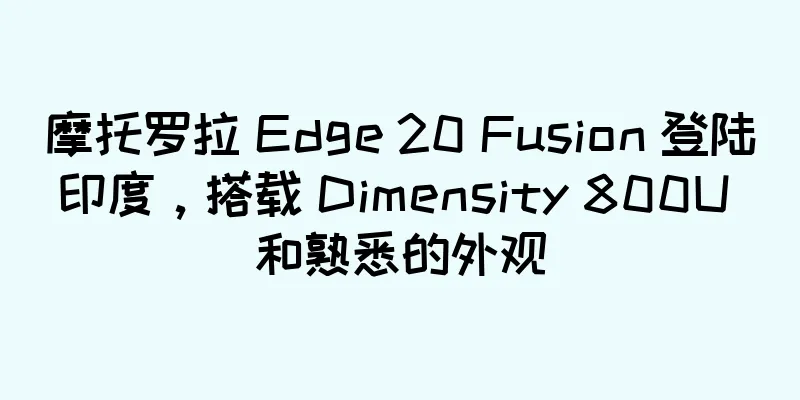 摩托罗拉 Edge 20 Fusion 登陆印度，搭载 Dimensity 800U 和熟悉的外观
