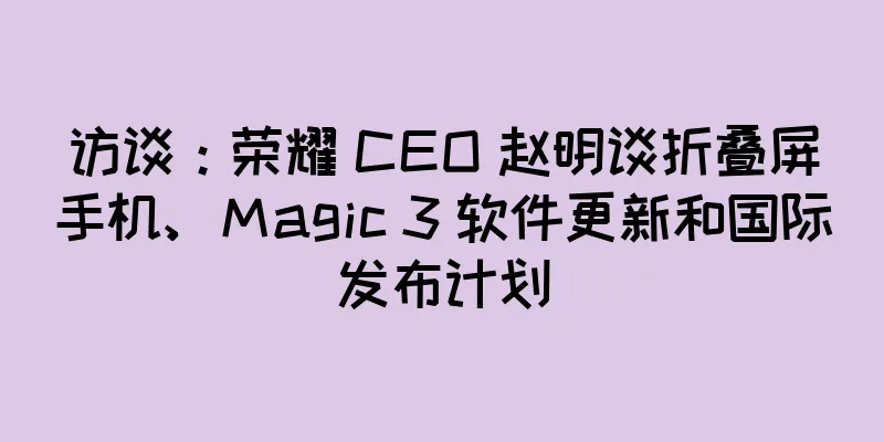 访谈：荣耀 CEO 赵明谈折叠屏手机、Magic 3 软件更新和国际发布计划