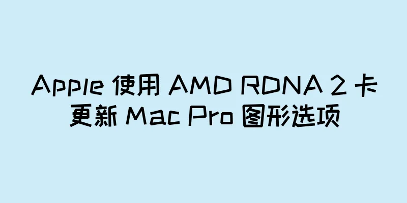 Apple 使用 AMD RDNA 2 卡更新 Mac Pro 图形选项
