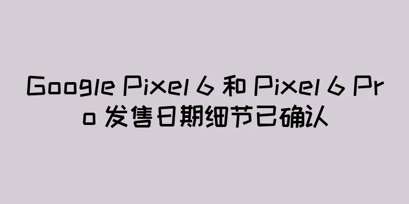 Google Pixel 6 和 Pixel 6 Pro 发售日期细节已确认