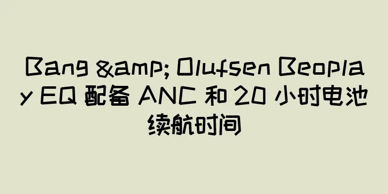 Bang & Olufsen Beoplay EQ 配备 ANC 和 20 小时电池续航时间
