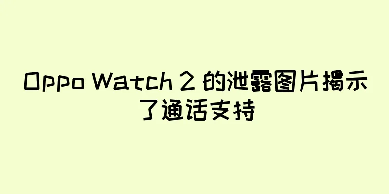 Oppo Watch 2 的泄露图片揭示了通话支持