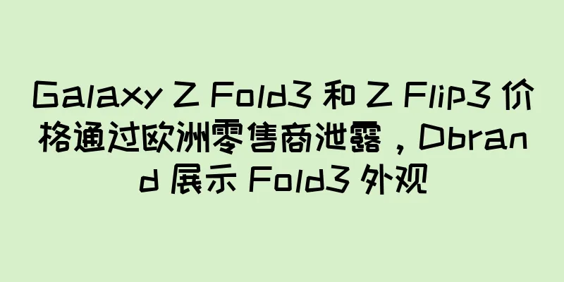 Galaxy Z Fold3 和 Z Flip3 价格通过欧洲零售商泄露，Dbrand 展示 Fold3 外观
