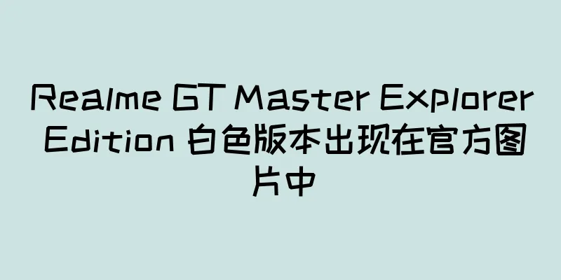 Realme GT Master Explorer Edition 白色版本出现在官方图片中