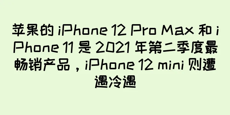 苹果的 iPhone 12 Pro Max 和 iPhone 11 是 2021 年第二季度最畅销产品，iPhone 12 mini 则遭遇冷遇