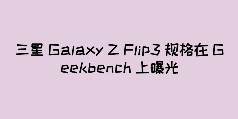 三星 Galaxy Z Flip3 规格在 Geekbench 上曝光