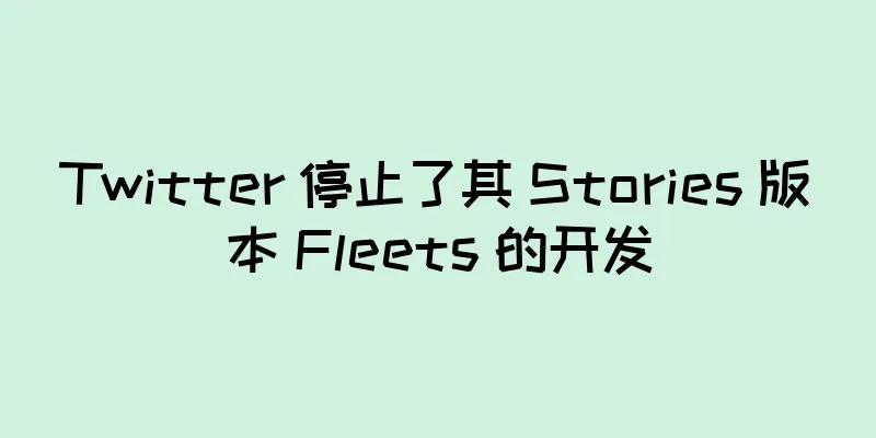 Twitter 停止了其 Stories 版本 Fleets 的开发