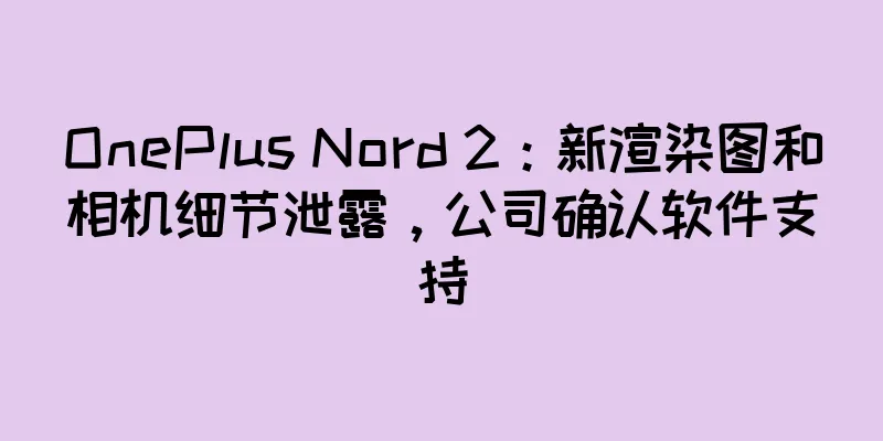 OnePlus Nord 2：新渲染图和相机细节泄露，公司确认软件支持