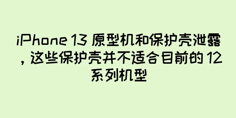 iPhone 13 原型机和保护壳泄露，这些保护壳并不适合目前的 12 系列机型