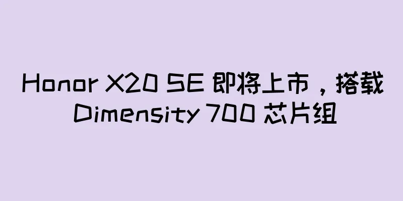 Honor X20 SE 即将上市，搭载 Dimensity 700 芯片组