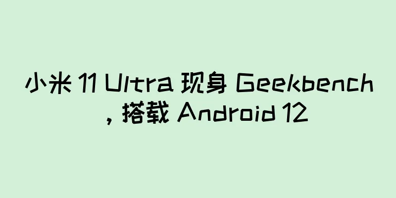 小米 11 Ultra 现身 Geekbench，搭载 Android 12