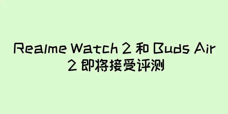 Realme Watch 2 和 Buds Air 2 即将接受评测