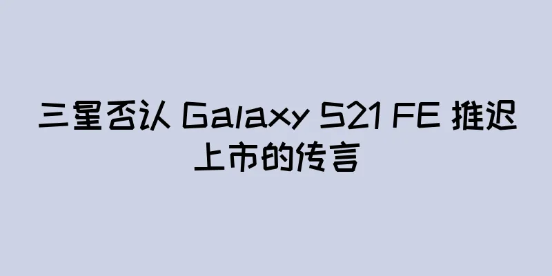 三星否认 Galaxy S21 FE 推迟上市的传言