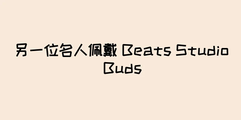 另一位名人佩戴 Beats Studio Buds
