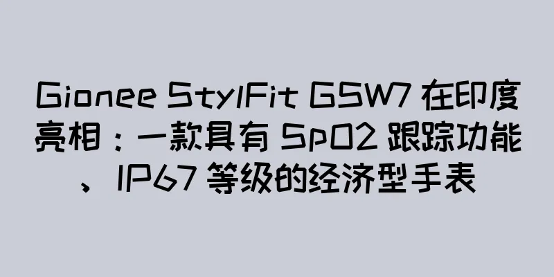 Gionee StylFit GSW7 在印度亮相：一款具有 SpO2 跟踪功能、IP67 等级的经济型手表