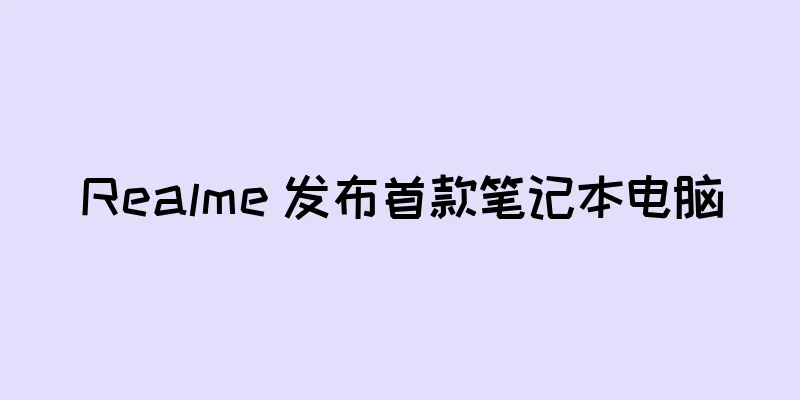 Realme 发布首款笔记本电脑