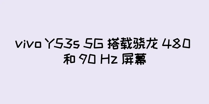 vivo Y53s 5G 搭载骁龙 480 和 90 Hz 屏幕