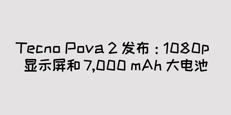 Tecno Pova 2 发布：1080p 显示屏和 7,000 mAh 大电池