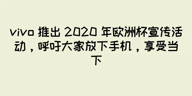 vivo 推出 2020 年欧洲杯宣传活动，呼吁大家放下手机，享受当下