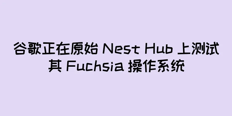 谷歌正在原始 Nest Hub 上测试其 Fuchsia 操作系统