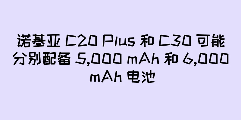 诺基亚 C20 Plus 和 C30 可能分别配备 5,000 mAh 和 6,000 mAh 电池