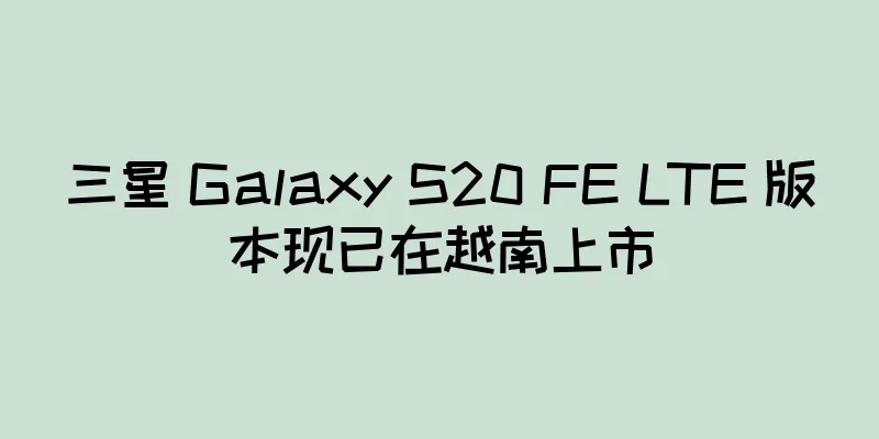 三星 Galaxy S20 FE LTE 版本现已在越南上市