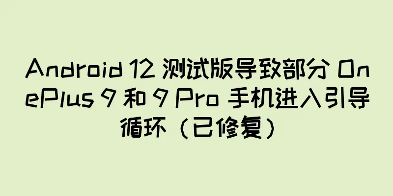Android 12 测试版导致部分 OnePlus 9 和 9 Pro 手机进入引导循环（已修复）