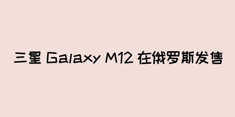 三星 Galaxy M12 在俄罗斯发售
