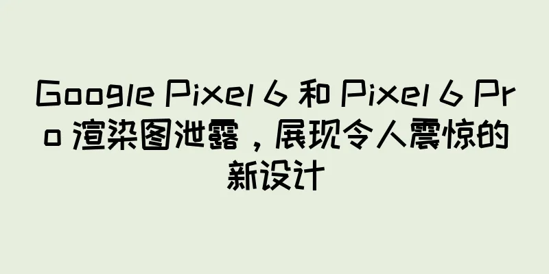 Google Pixel 6 和 Pixel 6 Pro 渲染图泄露，展现令人震惊的新设计