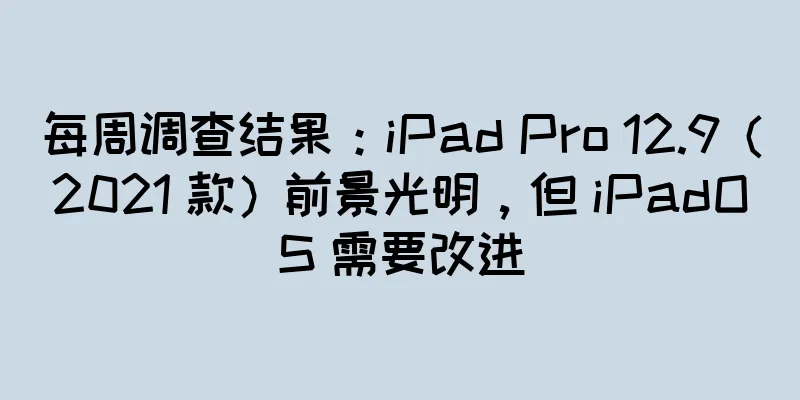 每周调查结果：iPad Pro 12.9（2021 款）前景光明，但 iPadOS 需要改进