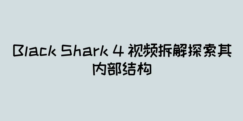 Black Shark 4 视频拆解探索其内部结构